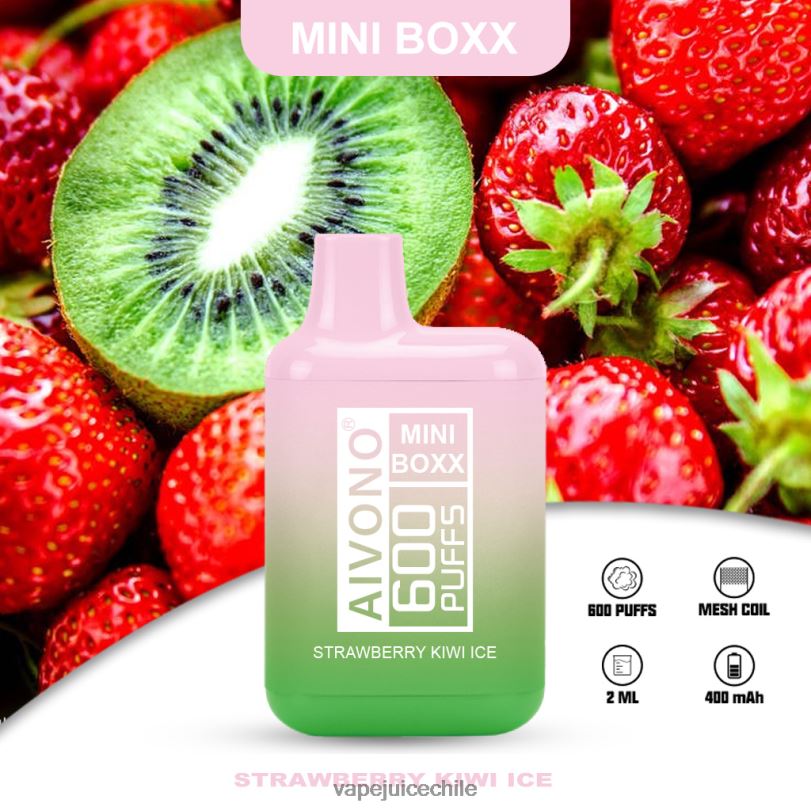 Aivono AIM MINI BOXX 600 hielo de fresa y kiwi - 8N0N8234 Vape Recargable