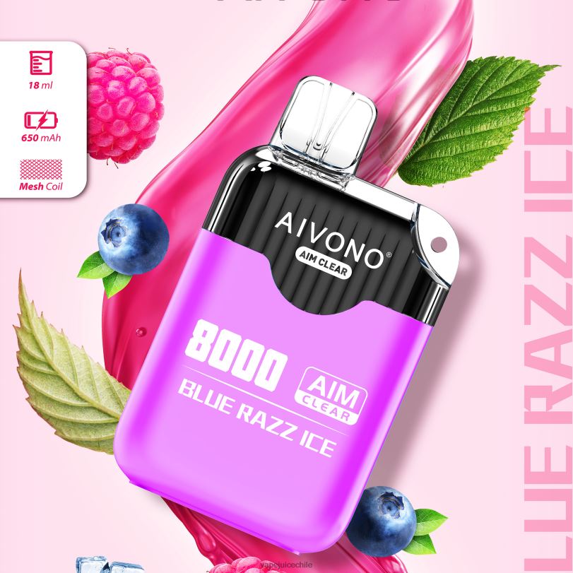 Aivono AIM CLEAR 8000 hielo azul - 8N0N8202 Vape Recargable