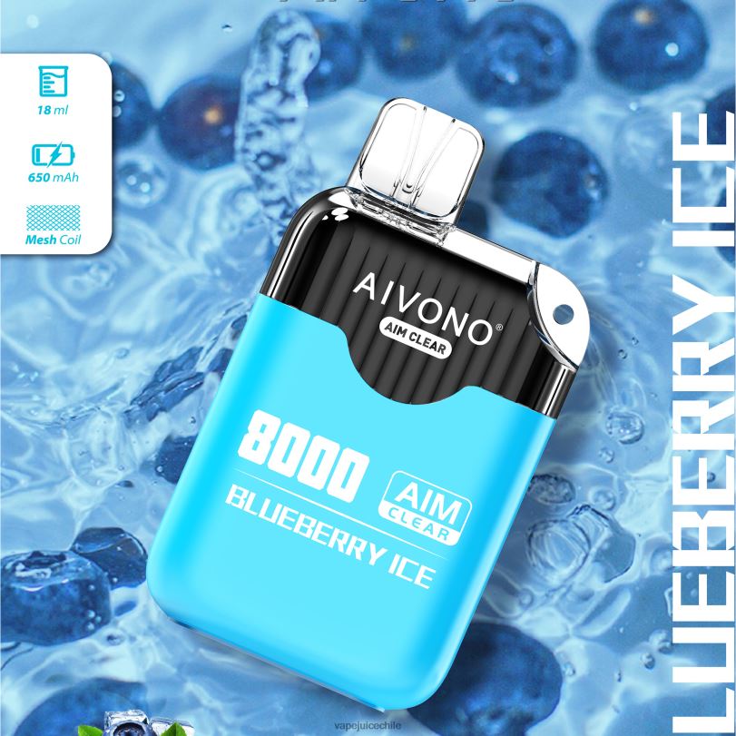 Aivono AIM CLEAR 8000 hielo de arándanos - 8N0N8206 Vape Recargable