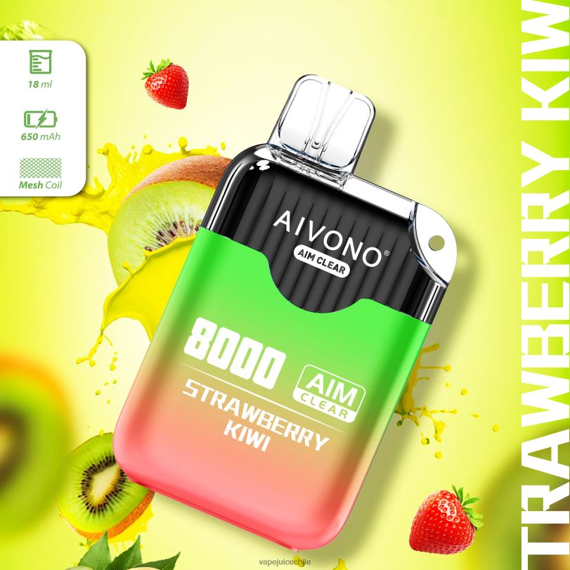 Aivono AIM CLEAR 8000 kiwi fresa - 8N0N8210 Vape Recargable