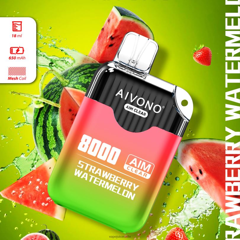 Aivono AIM CLEAR 8000 sandia fresa - 8N0N8208 Cigarro Electrónico Chile