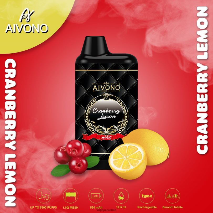 Aivono AIM MAGIC cigarrillo de caja de 5800 bocas limón arándano - 8N0N889 Vape Chile