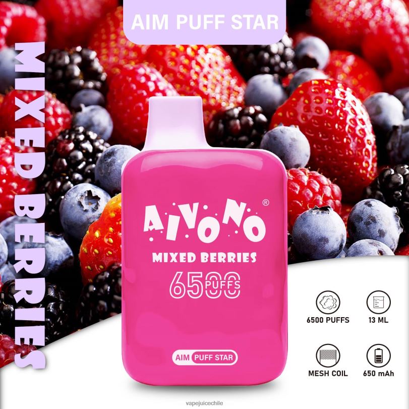 Aivono AIM PUFF STAR 6500 bayas mixtas - 8N0N8290 Vape Recargable