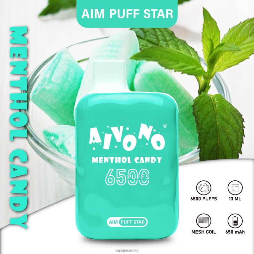 Aivono AIM PUFF STAR 6500 caramelo mentolado - 8N0N8295 Vape Desechable