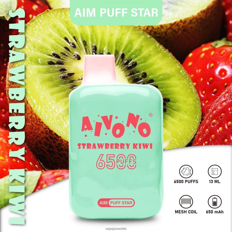 Aivono AIM PUFF STAR 6500 kiwi fresa - 8N0N8294 Vape Recargable