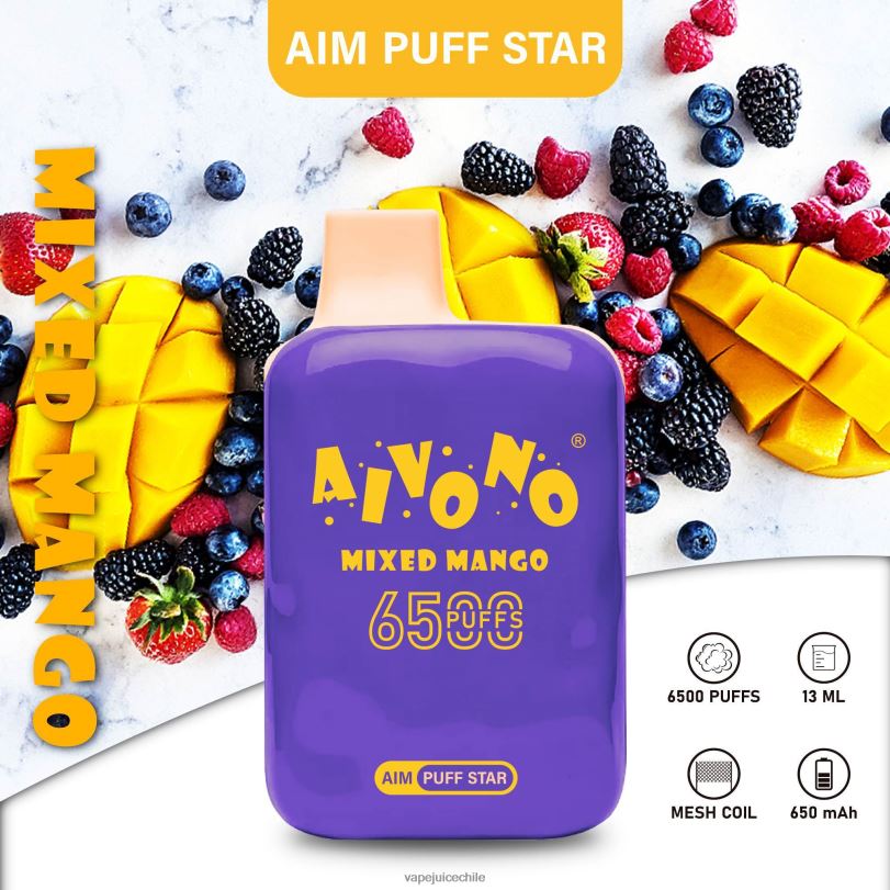 Aivono AIM PUFF STAR 6500 mango mixto - 8N0N8296 Cigarro Electrónico Chile