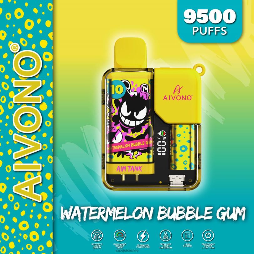 Aivono AIM TANK 9500 chicle de sandía - 8N0N844 Cigarro Electrónico Chile