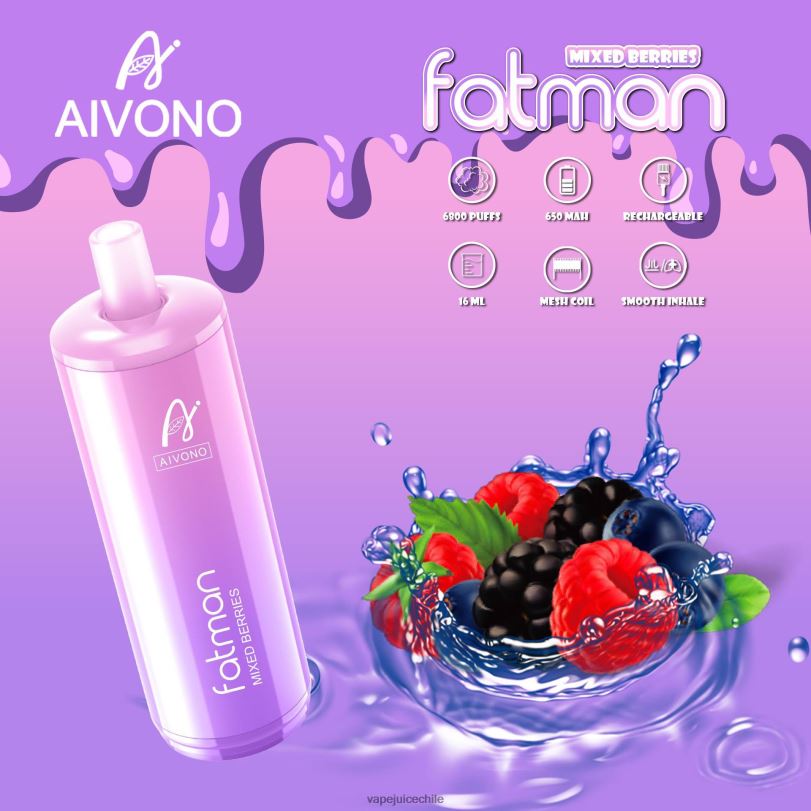 Aivono FATMAN 6800 bayas mixtas - 8N0N827 Vape Desechable