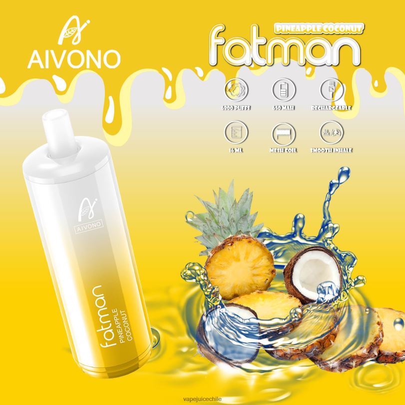 Aivono FATMAN 6800 coco piña - 8N0N829 Vape Chile