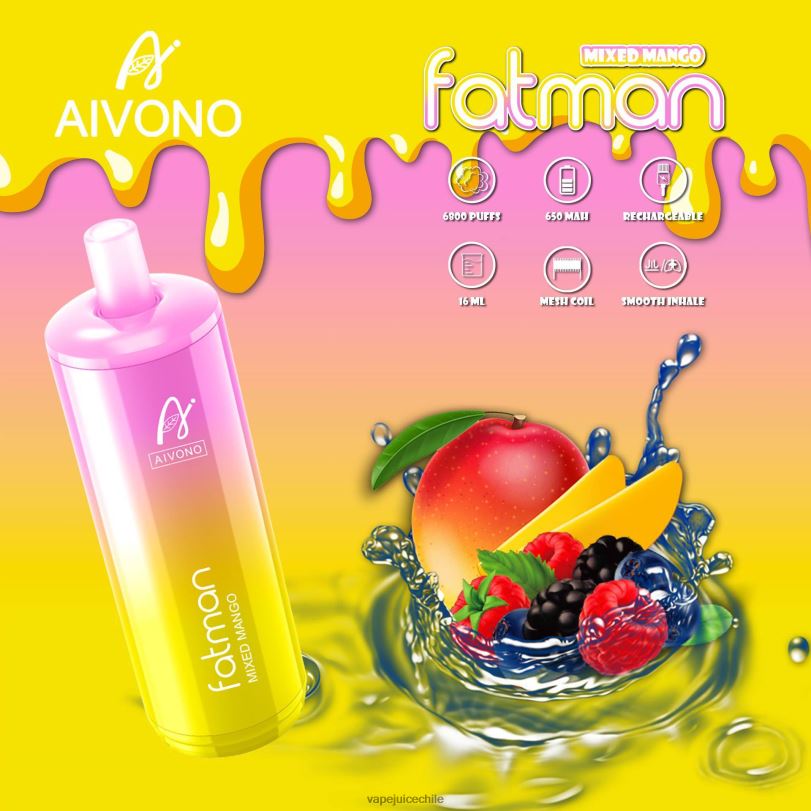 Aivono FATMAN 6800 mango mixto - 8N0N826 Vape Recargable