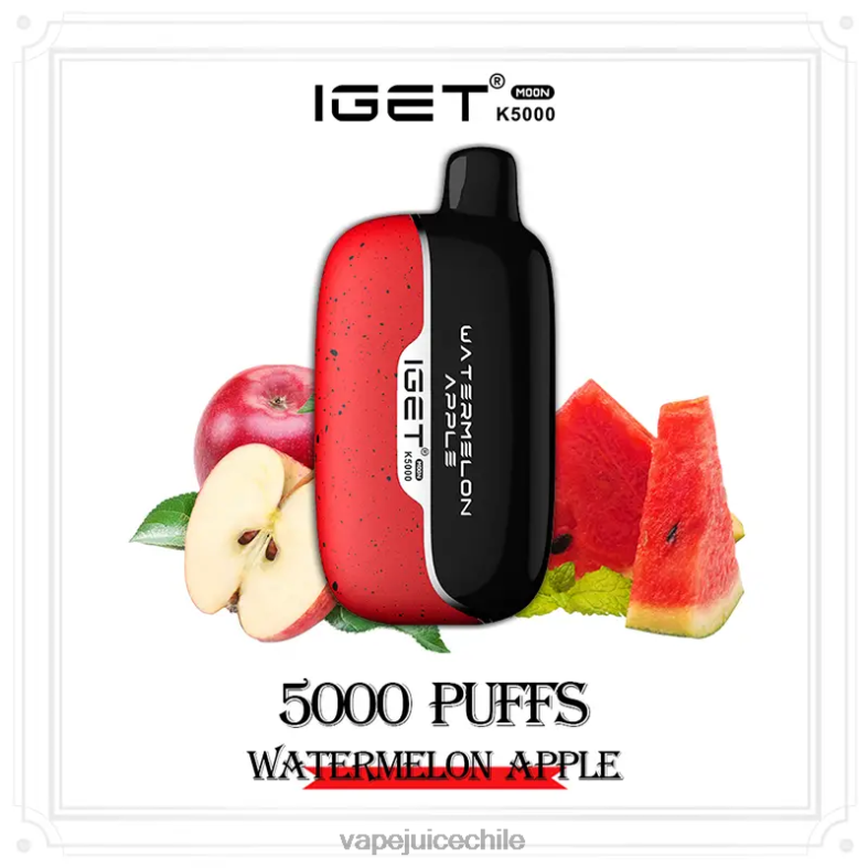 Vape Chile 8NHHP6 manzana sandia IGET Moon k5000