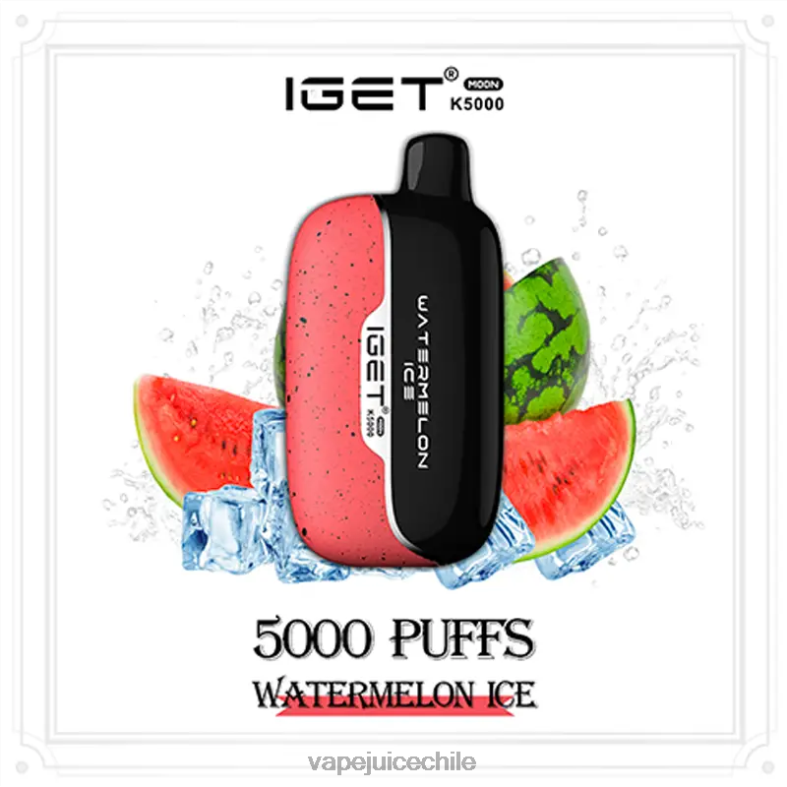 Vape Recargable 8NHHP8 hielo de sandia IGET Moon k5000