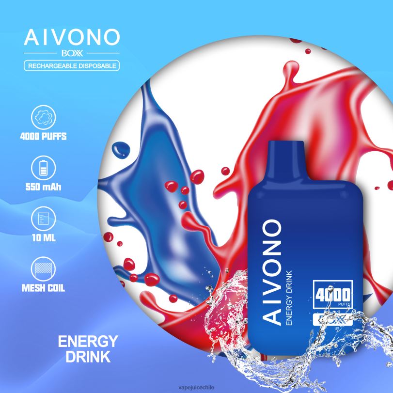 Aivono AIM BOXX 4000 bebida energética - 8N0N8225 Vape Chile