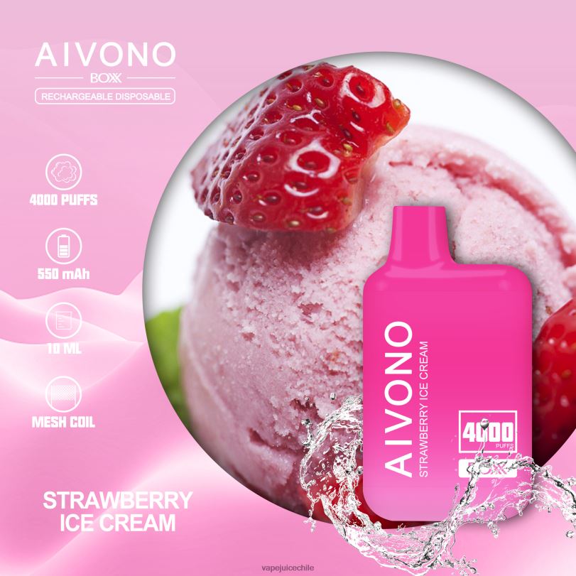 Aivono AIM BOXX 4000 helado de fresa - 8N0N8221 Vape Chile