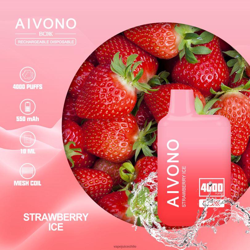 Aivono AIM BOXX 4000 hielo de fresa - 8N0N8226 Vape Recargable