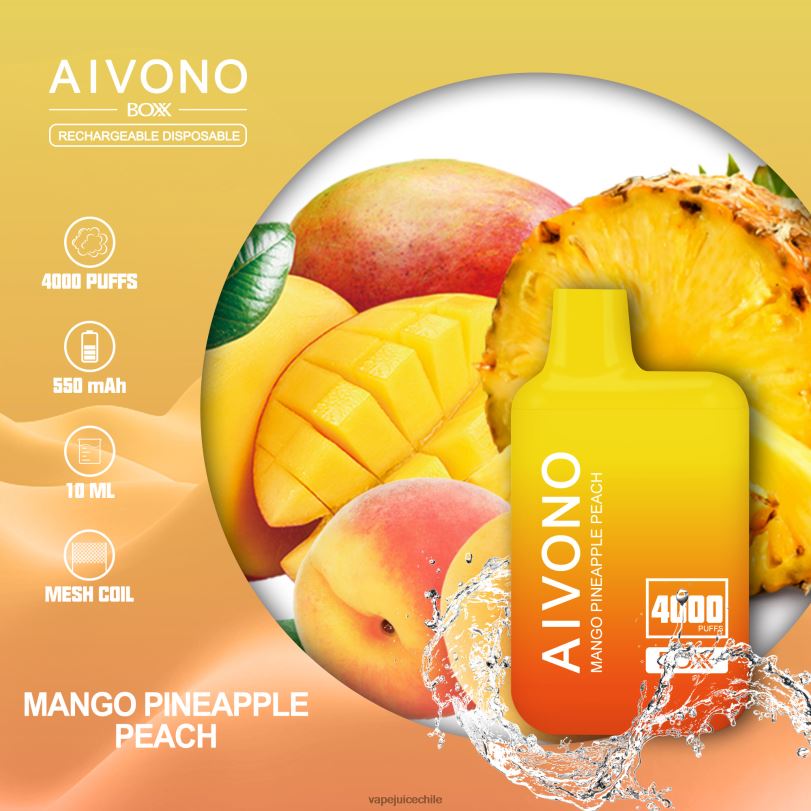 Aivono AIM BOXX 4000 mango piña durazno - 8N0N8219 Vape Desechable