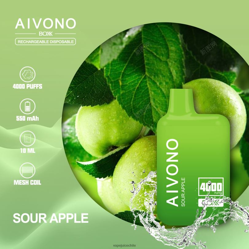 Aivono AIM BOXX 4000 manzana agria - 8N0N8220 Cigarro Electrónico Chile