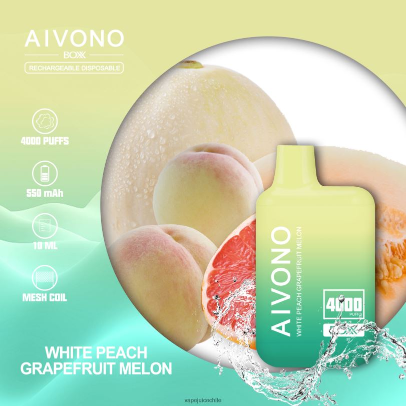 Aivono AIM BOXX 4000 melón melocotón blanco pomelo - 8N0N8224 Cigarro Electrónico Chile