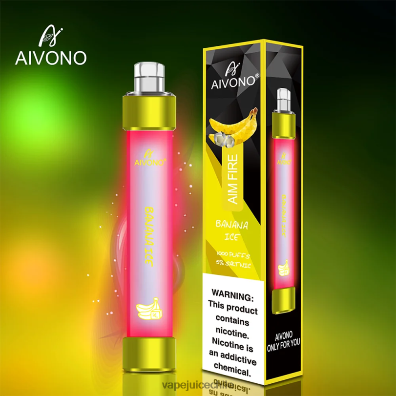 Aivono AIM FIRE 1000 hielo de plátano - 8N0N8324 Cigarro Electrónico Chile
