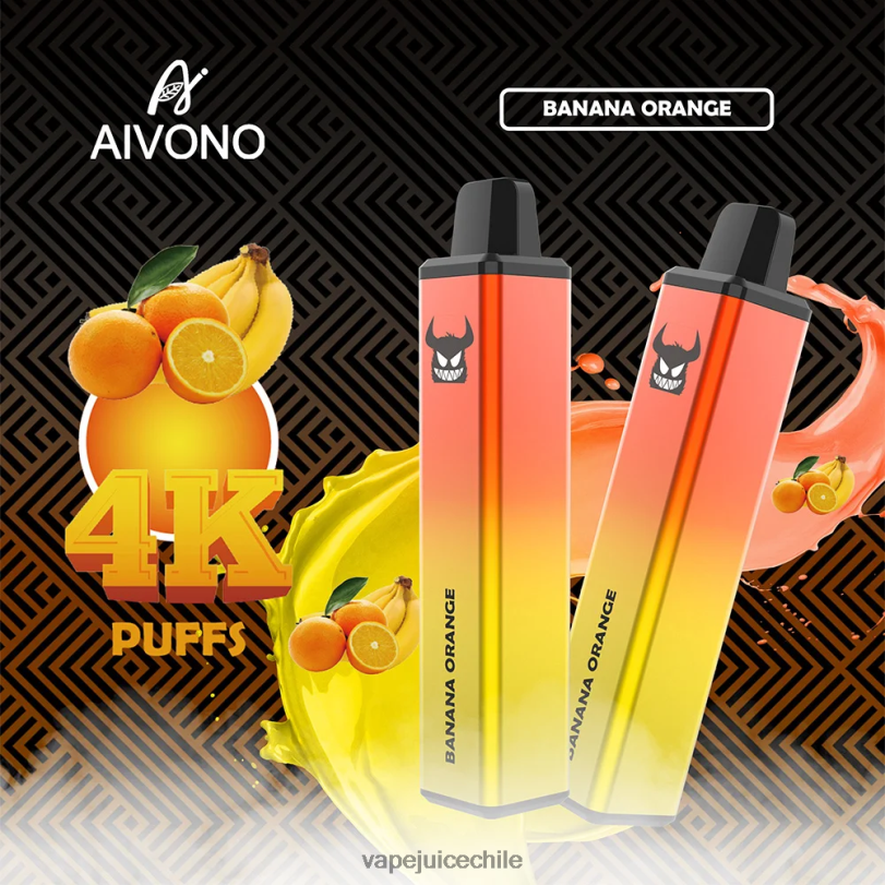 Aivono AIM FREAK 4000 plátano naranja - 8N0N8258 Vape Recargable