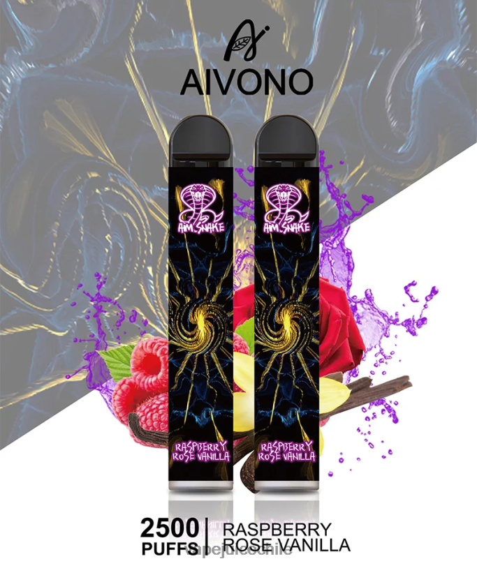 Aivono AIM SNAKE 2500 frambuesa rosa vainilla - 8N0N8317 Vape Chile