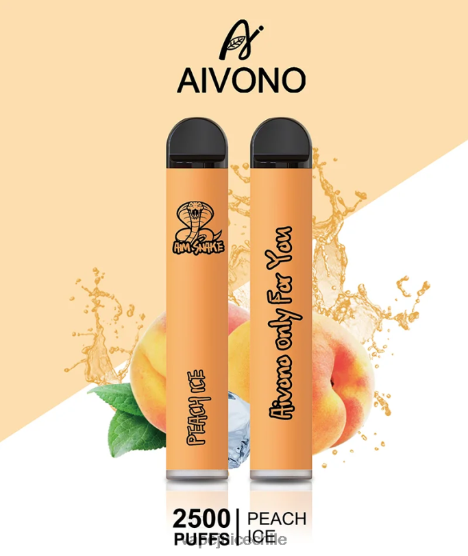 Aivono AIM SNAKE 2500 hielo de durazno - 8N0N8316 Cigarro Electrónico Chile
