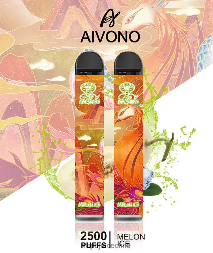 Aivono AIM SNAKE 2500 hielo de melón - 8N0N8311 Vape Desechable