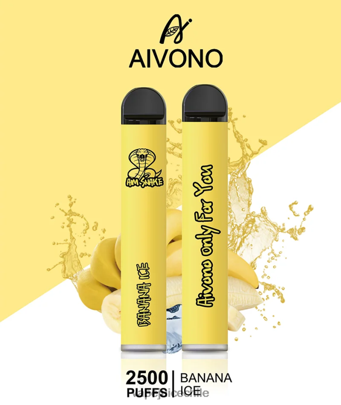 Aivono AIM SNAKE 2500 hielo de plátano - 8N0N8298 Vape Recargable