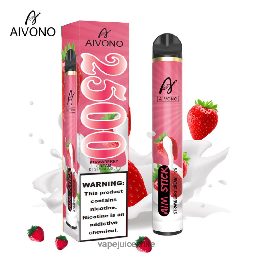 Aivono AIM STICK 2500 crema de fresa - 8N0N8155 Vape Desechable